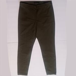 NEW $100 S Banana Republic Devon olive green stretch skinny trouser panel pants